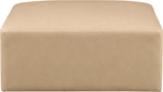 Cube - Ottoman - Tan