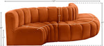 Arc - Velvet 5 Piece Modular Sofa