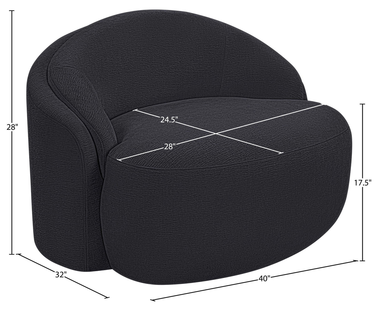 Caspian - Chenille Fabric Upholstered Chair