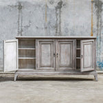 Nyle - 4 Door Cabinet - Gray