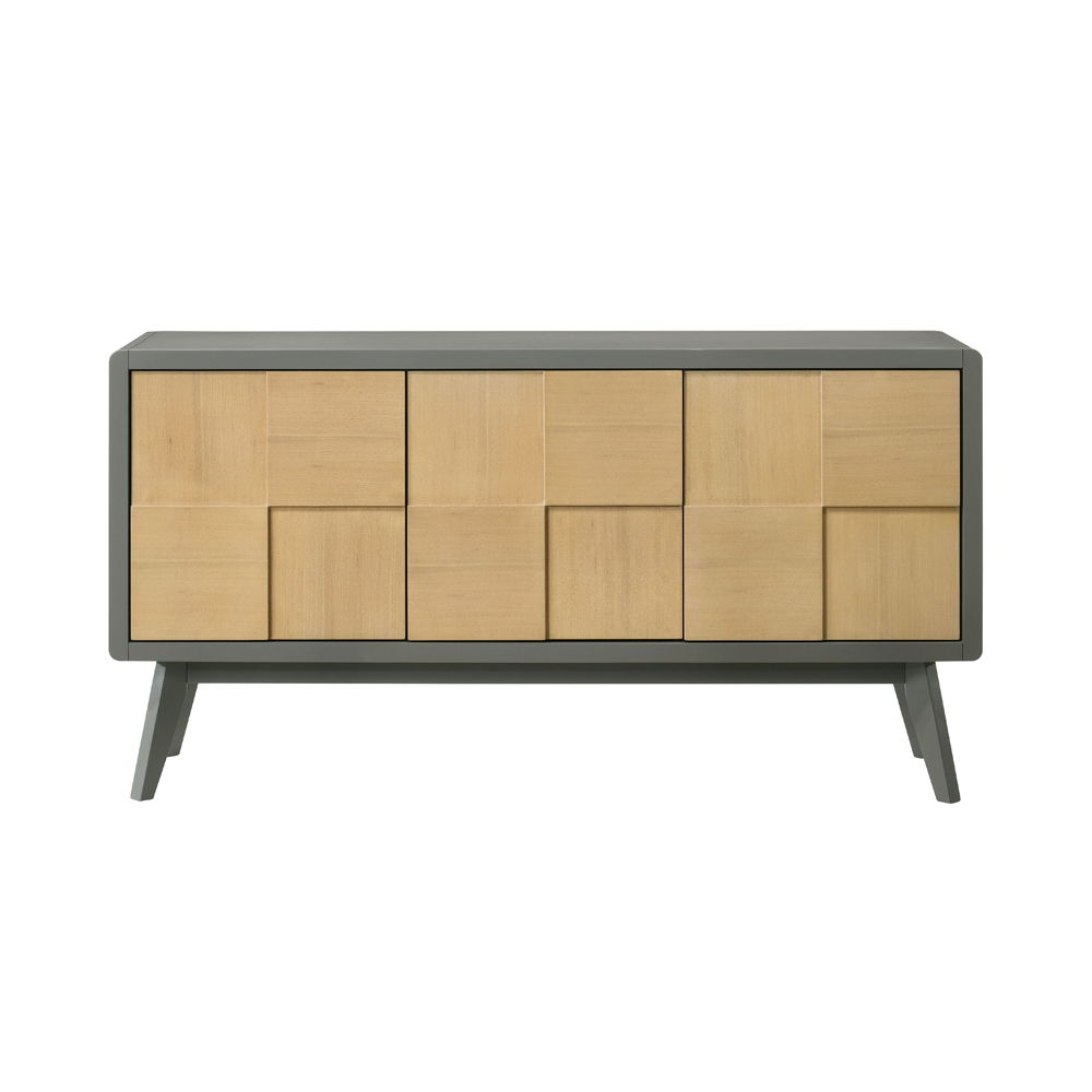 Blayde - Server - Light Gray & Natural
