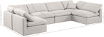 Indulge - Linen 6 Piece Modular U-Shaped Sectional
