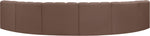 Arc - Faux Leather 6 Piece U-Shaped Modular Sofa