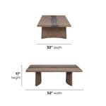 Lyra - Rectangular Coffee Table - Light Brown