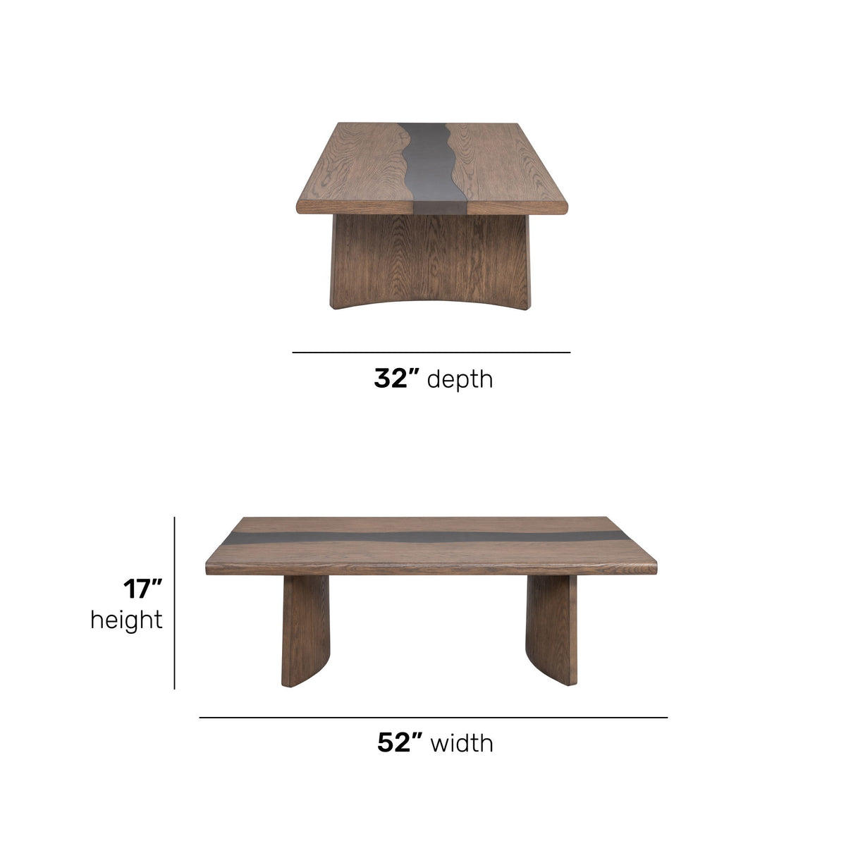 Lyra - Rectangular Coffee Table - Light Brown