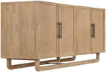 Sova - Solid Wood, Oak Veneer And Stainless Steel Sideboard/Buffet