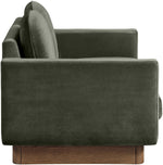 Diviento - Velvet Performance Fabric Upholstered Loveseat