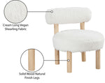 Ambre - Shearling Fabric Accent Chair