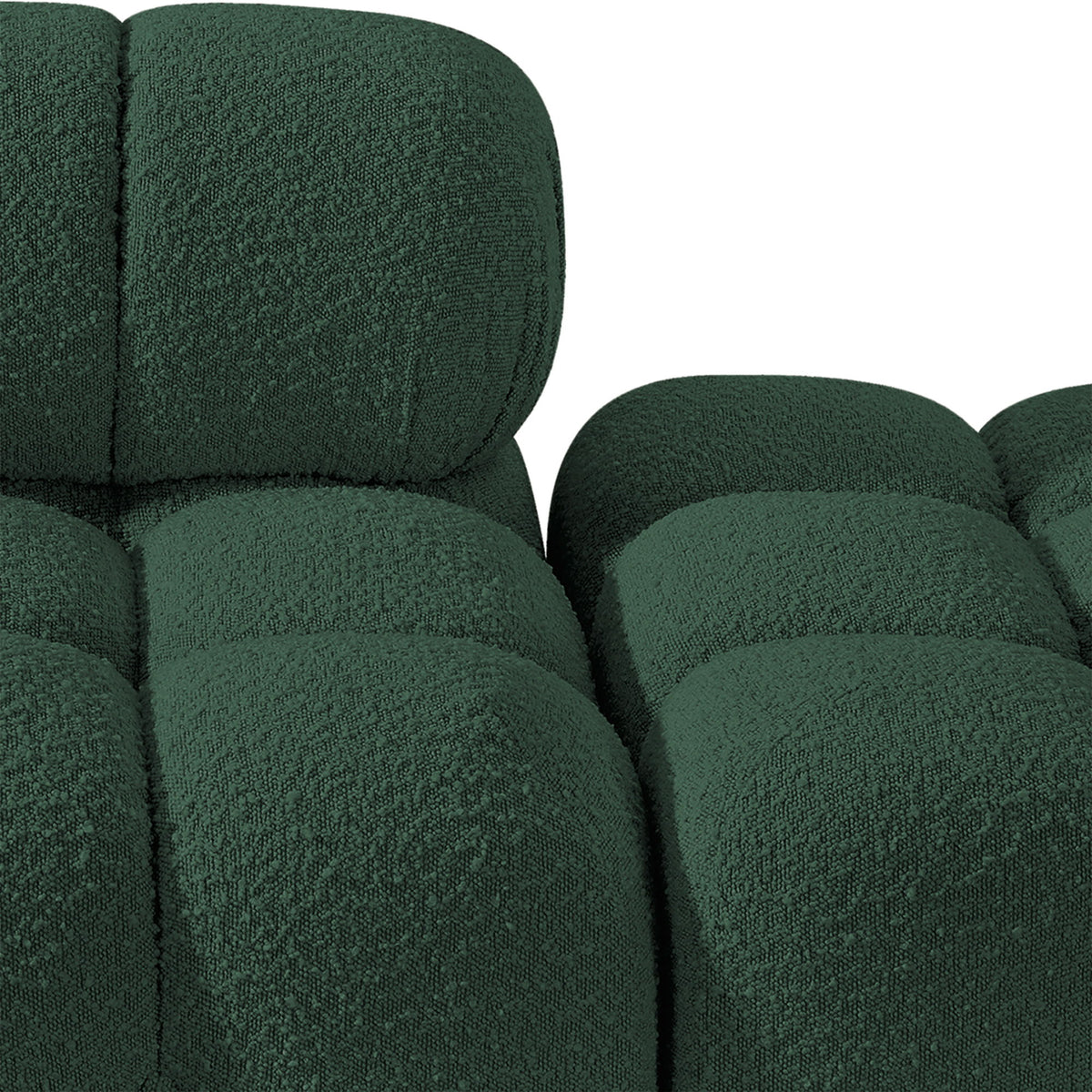 Ames - 3 Piece Boucle Modular Sofa With 1 Backless Seat