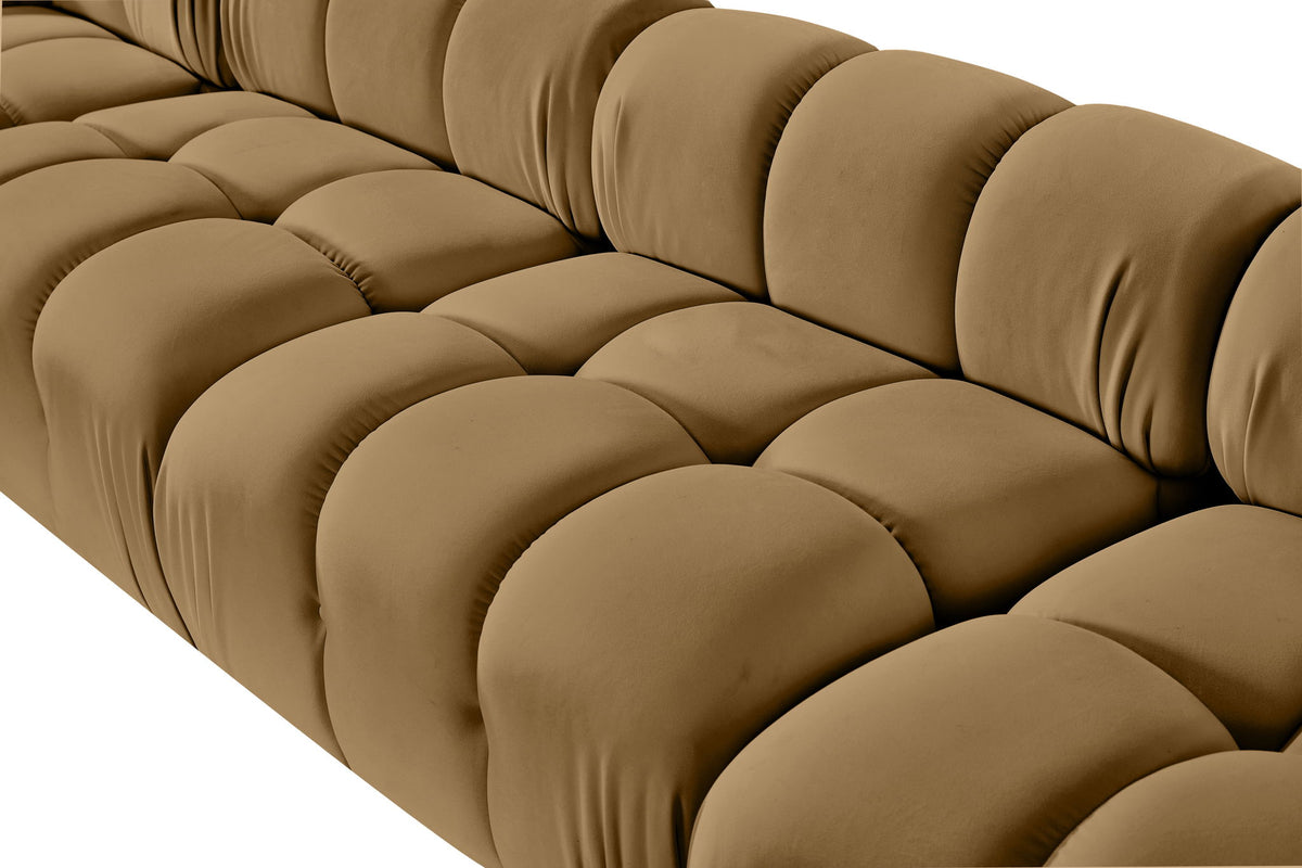 Orin - Velvet 5 Piece Modular Sectional