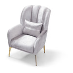 Eaton - Chair - Shiny Silver