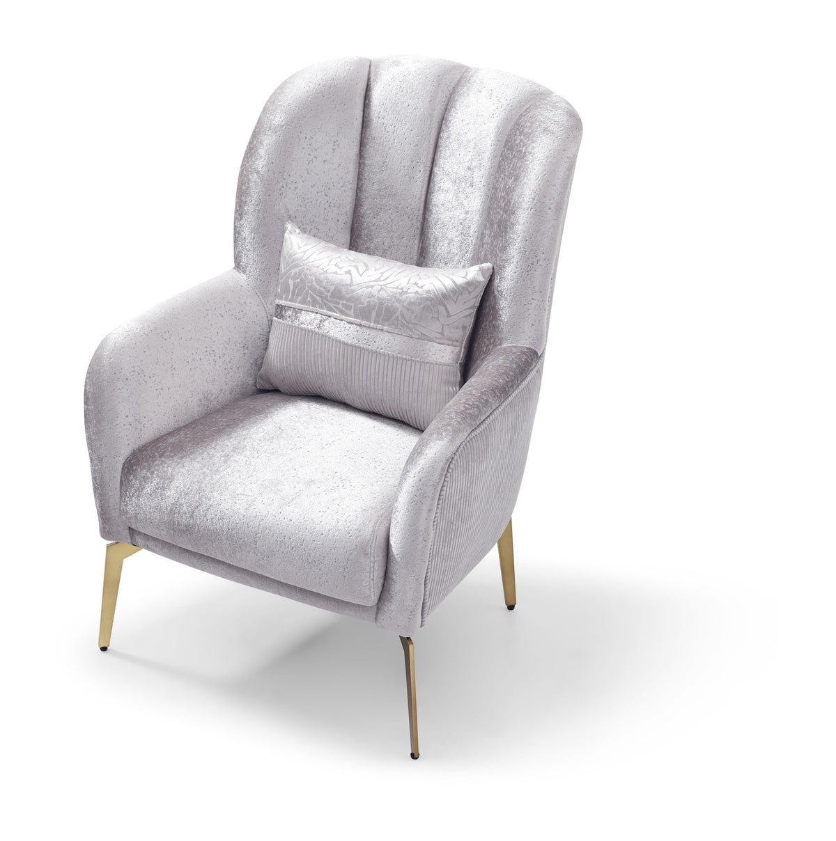 Eaton - Chair - Shiny Silver