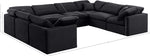 Indulge - Velvet 8 Piece Modular Sectional