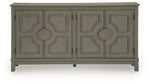 Darlock - Accent Cabinet - Warm Gray