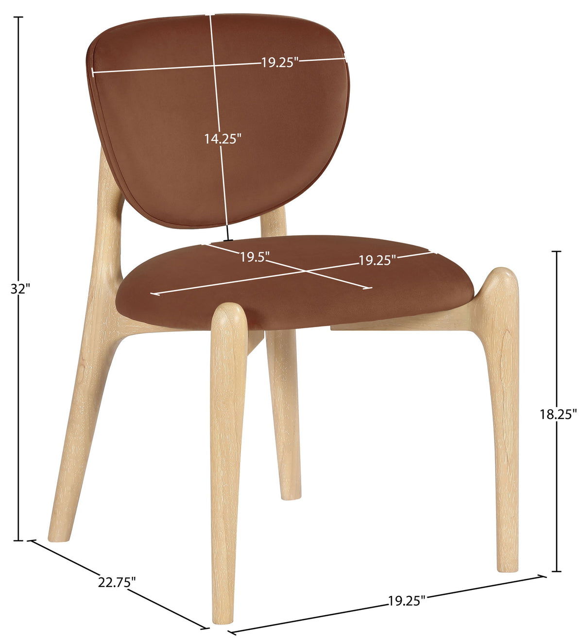Velora - Upholstered Dining Chair (Set of 2) - Natural Base