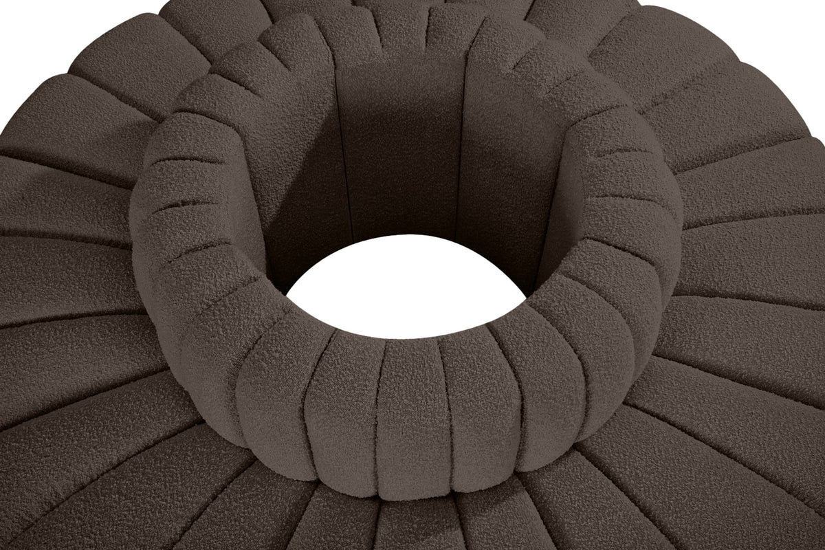 Arc - Boucle Fabric 8 Piece Round Modular Sofa