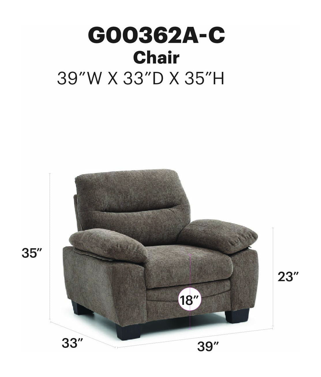 Glory Furniture - Summerton - Chair
