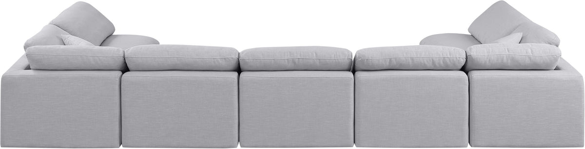 Indulge - Linen 7 Piece Modular U-Shaped Sectional