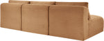 Shaggy - Fabric 3 Seat Modular Armless Sofa