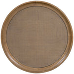 Sonnet - Round Side Table - Dark Gray / Light Brown