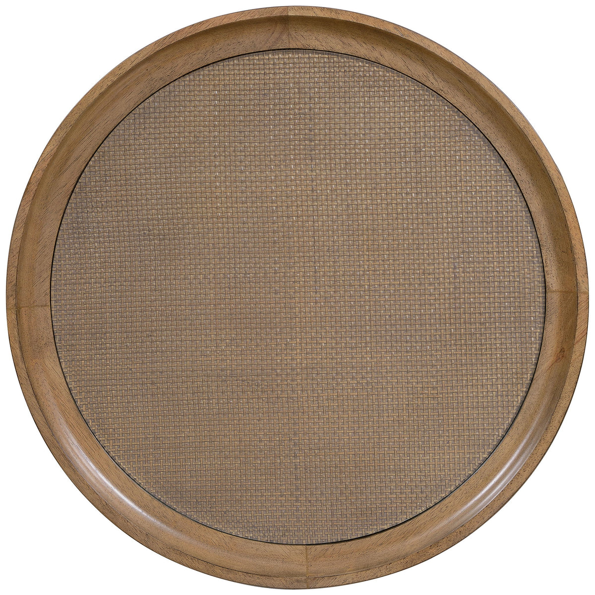 Sonnet - Round Side Table - Dark Gray / Light Brown