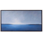 Infinity - Framed Canvas - Blue / Green / White