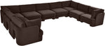 Hammond - Velvet Performance Fabric Upholstered 9 Piece Sectional