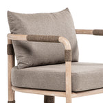 Baja - Outdoor Lounge Chair With Cushion - Brown Eucalyptus / Brown