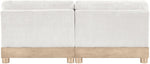 Turin - Chenille Fabric Upholstered Modular Sectional - White