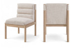 Eloura - Linen Textured Fabric Upholstered Dining Chair (Set of 2)