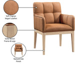 Adrian - Dining Arm Chair (Set of 2) - Light Brown Legs