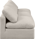 Indulge - Linen 3 Seat Modular Armless Sofa