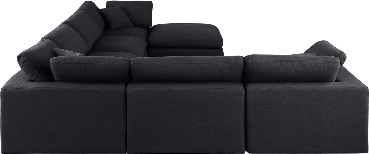 Comfy - 7 Piece Linen Modular Sectional With Chaise