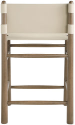 Santos - Upholstered Counter Stool With Stained Brown Base