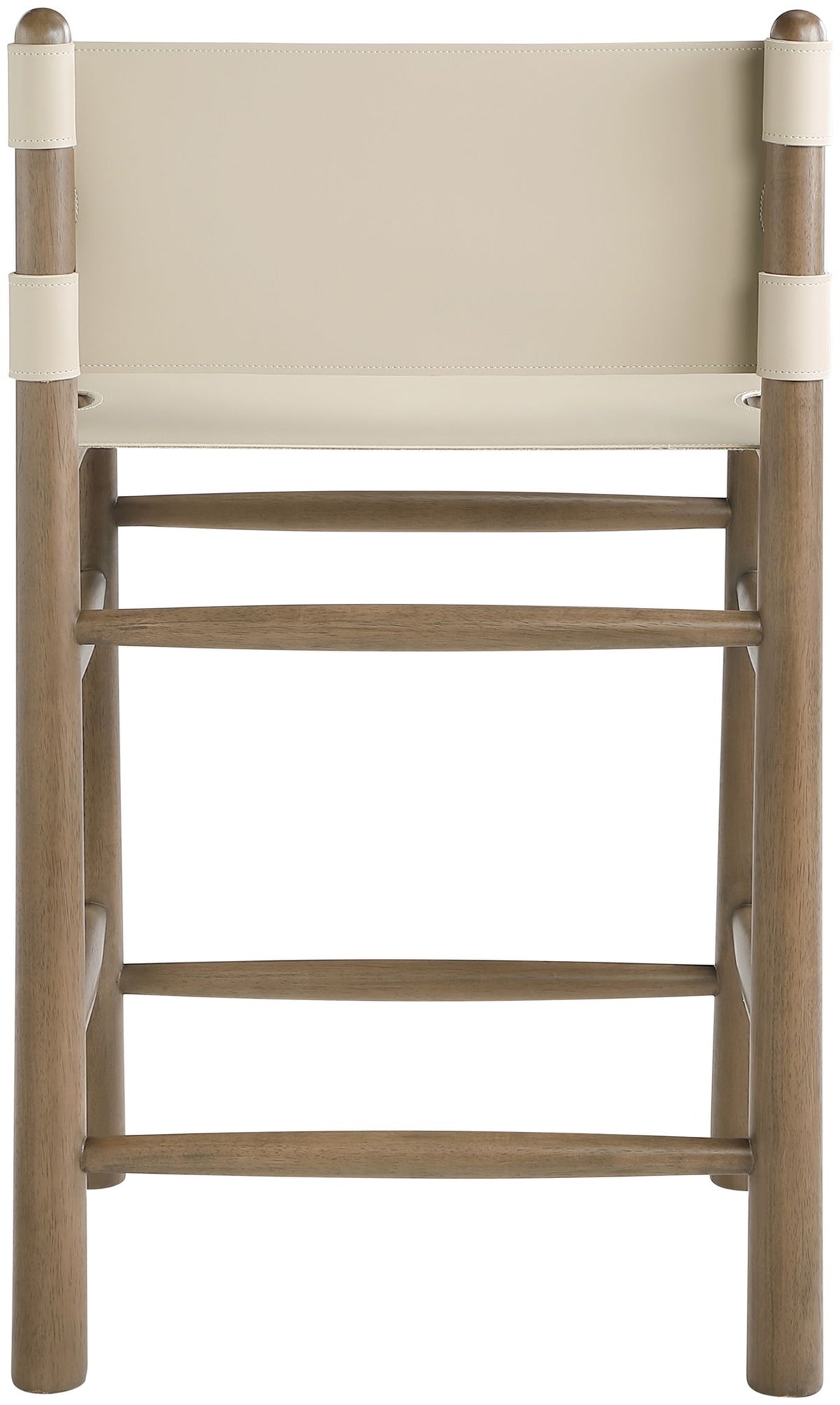 Santos - Upholstered Counter Stool With Stained Brown Base