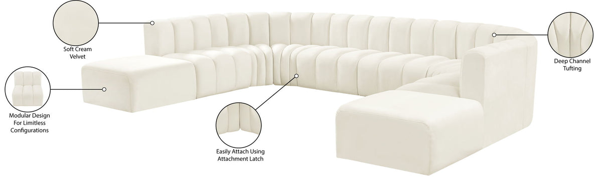 Arc - Velvet Modular Sectional