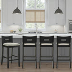 Ren - 26" Counter Height Rubberwood Barstool