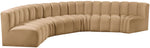 Arc - Velvet 6 Piece U-Shaped Modular Sofa