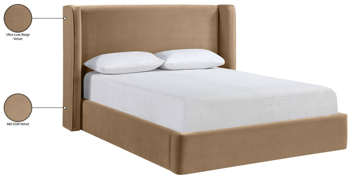 Kendall - Velvet Upholstered Bed