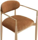 Riccio - Fabric Dining Arm Chair (Set of 2) - Natural Frame