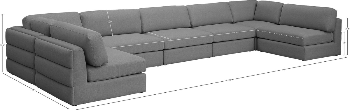 Beckham - 7 Piece Modular Sectional