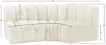 Arc - Velvet 3 Piece Sofa