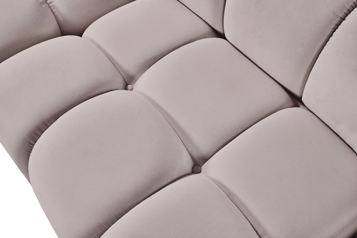 Orin - Velvet 5 Piece Modular Sectional