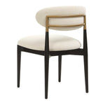 Moxie - Armless Dining Chair (Set of 2) - Black / Off White