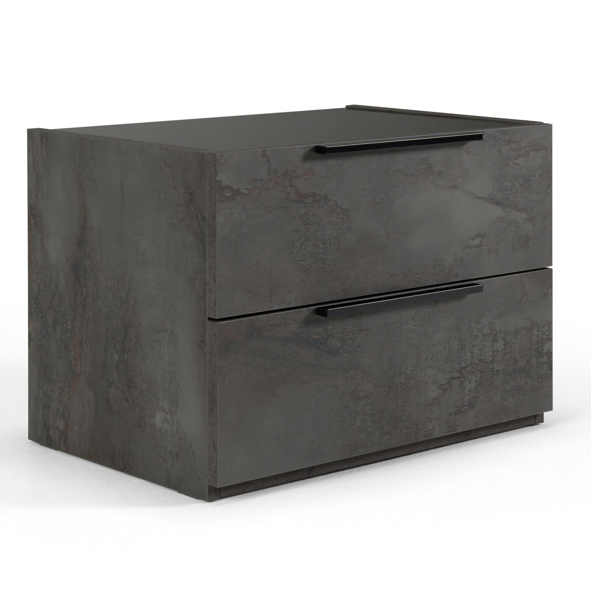Queen Ferrara - Modern Volcano Oxide Grey Bedroom Set