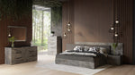 Ferrara - Eastern King Modern Volcano Oxide Grey Bed with Nightstands by VIG Furniture - View 2