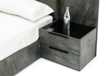 Ferrara - Queen Modern Volcano Oxide Grey Bed with Nightstands by VIG Furniture - View 5