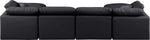 Indulge - Faux Leather 6 Piece Modular Double Chaise Sectional