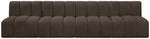 Arc - Boucle Fabric 4 Seats Modular Sofa