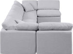 Indulge - Linen 6 Piece Modular U-Shaped Sectional